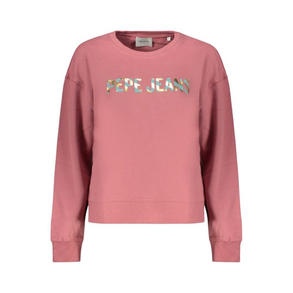 Pepe Jeans Pink Cotton Women Women's Sweatshirt